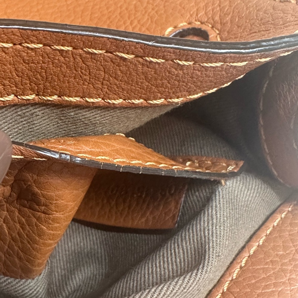 Chloé Mini Marcie Crossbody Bag in Brown with Gold Hardware - Picture 7 of 8